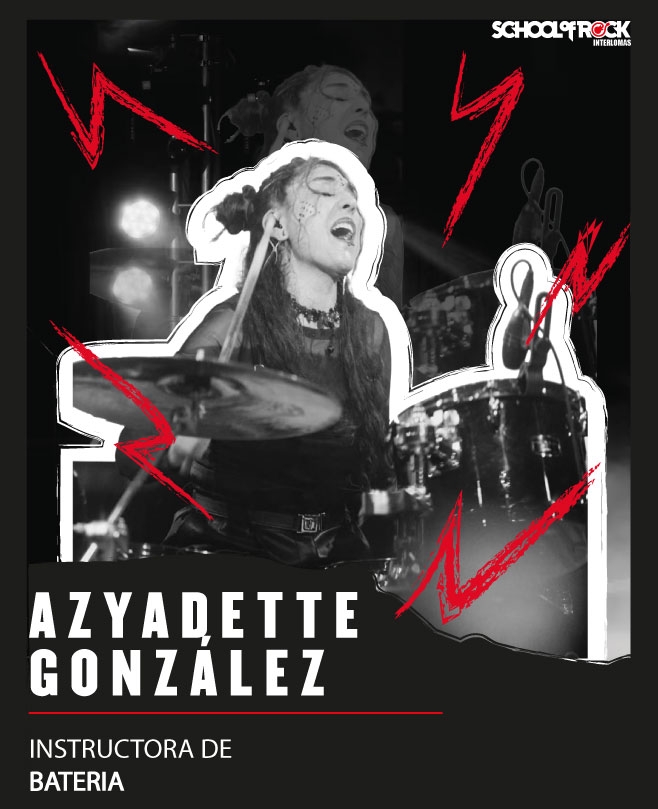 Instructor de Batería Azyi González