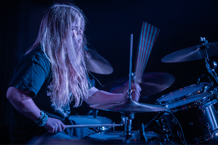 School of Rock Student Playing Live